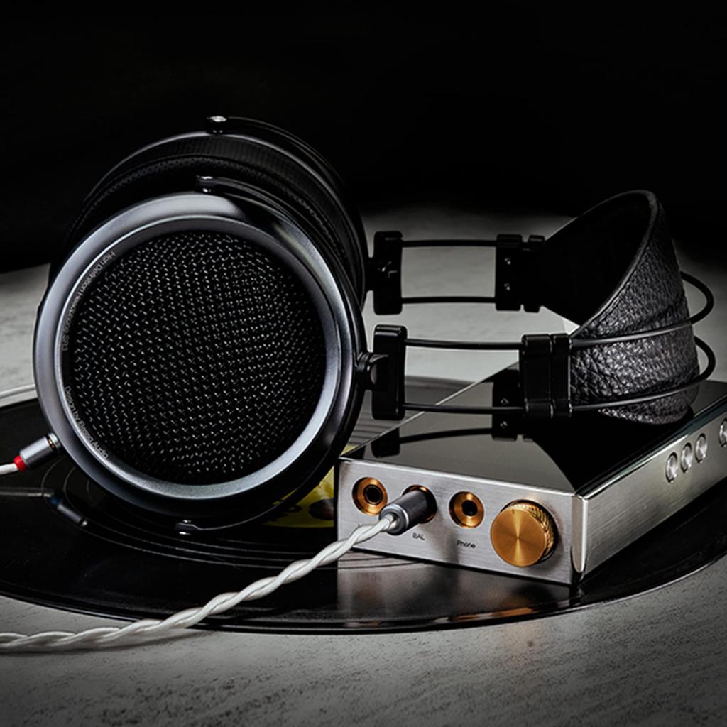 iBasso Audio SR3 Open Dynamic Headphones with Hi-Res 3.5mm and 4.4mm-6.35mm Adapter for Over-Ear Headphones
