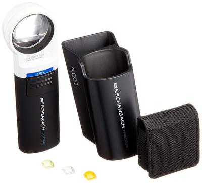 Eschenbach LED Wide Light Magnifying Glass Dedicated Stand mobiluxLED+mobase & 35mm(7x) 1511-7M