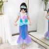 Cross-border Ariel Princess Dress Mermaid Girls Halloween Children's Dress Fishtail Man Fishtail Dress SB64