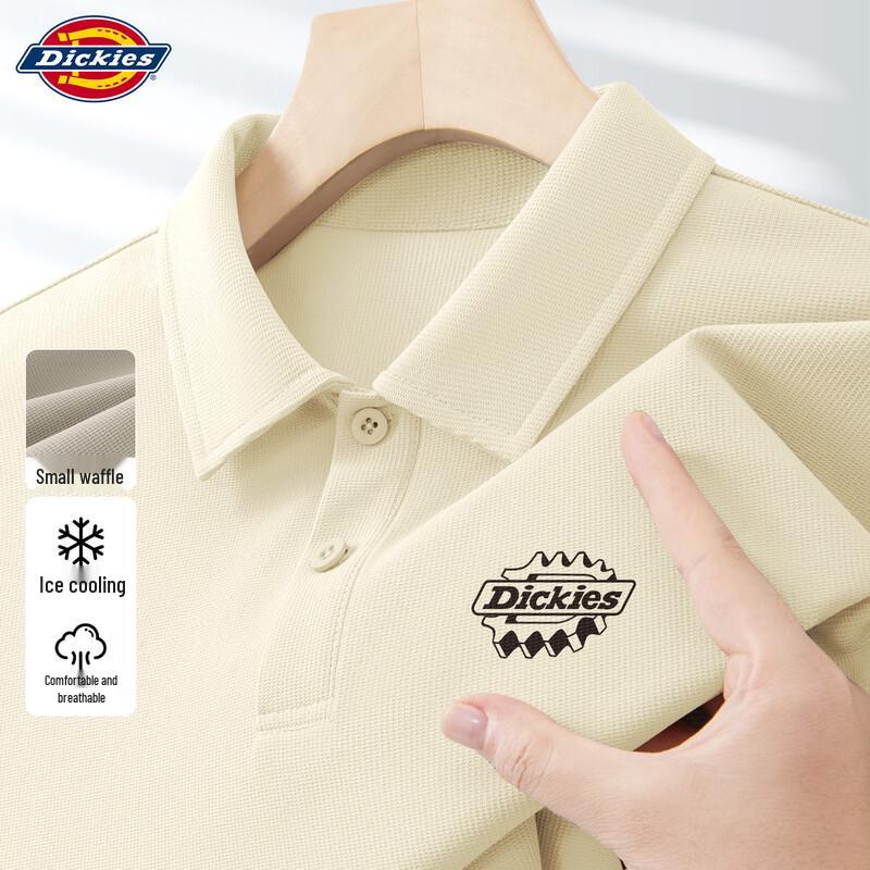 Мужская вафельная футболка-поло с коротким рукавом Dickies 3XL