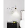 1Pc Modern Living Room Rocking Arm Wall Lamp Bedlamps for Bedroom Hotel Creative Telescopic Foldable Reading Wall Lamps
