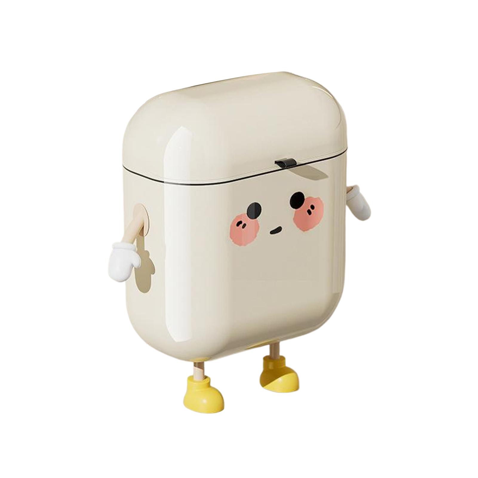 

Подвесной мусорный бак для кухни и ванной, верхняя крышка предотвращает появление запахов, простая и гладкая корзина для мусора