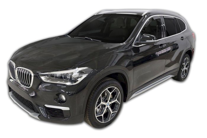 Déflecteurs d'air - SCOUTT - BMW X1 F48 - Fumé - Acrylique renforcé - Installation facile