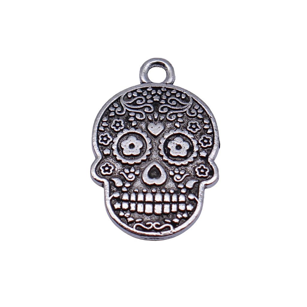 Halloween Pranks Charms Multi Color Alloy Pendants For Halloween Gothic Jewelry Accessories