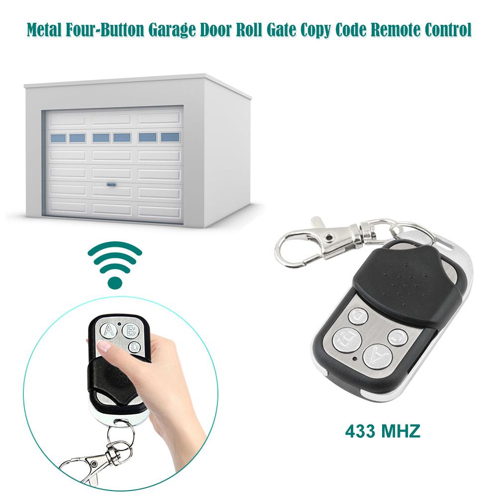 433MHz Copy Remote Control Cars Garage Doors Gate Doors Duplicator Learning Code 4 Button Cloning Duplicator