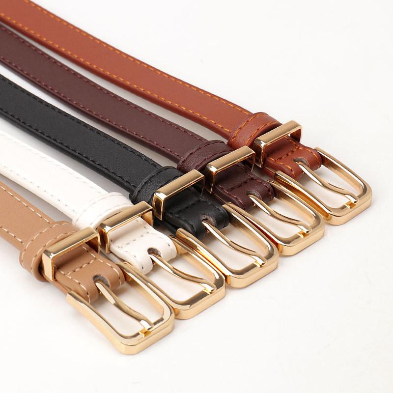 Elegant Faux Leather Womens Belt With Metal Buckle For Fashionable Jeans And Outfits