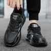 Herren Sportschuhe Damen Laufschuhe Schwarz Basketballschuhe Dicke Sohle Höhenerhöhung Paarschuhe