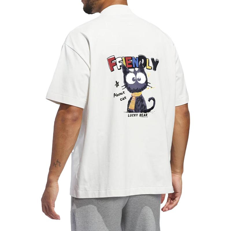 Adidas Basketball The 2025 Collection Chapter 01 Casual Comfortable Short Sleeve T-Shirt Unisex Tops White JE3762(TEAM702-B3.3.4)