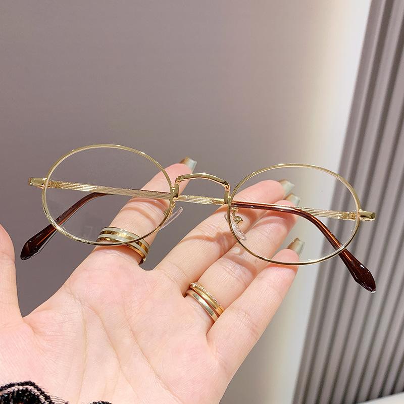 New Retro Round Blue Light Blocking Glasses for Men Women Computer Reading Gaming Eye Protection Decorative Eyewear