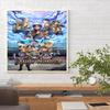 Attack Titan Personalized Name Diamond Paintings Mosaic Wall Round Diamond Art Painting Kits Embroidery Crystal Accessories Frameless