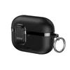 Galvanisiertes Leder-Kopfhörerhülle für AirPods 4. Generation Pro 3 2 Bluetooth-Headset-Abdeckung mit Telefonständer Schlüsselanhänger für AirPods Pro 3 2 Kopfhörer-Ladebox