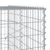 Vidaxl Kosz Gabionowy Z Pokrywą, 700X100X200 Cm, Galwanizowane Żelazo