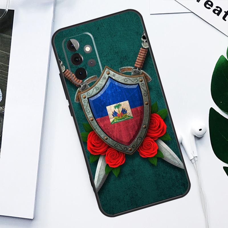 

Haiti Haitian Flag Case For Samsung Galaxy A34 A54 A14 A13 A23 A33 A53 A12 A22 A32 A52 A51 A71 Phone Cover Samsung A32 4G