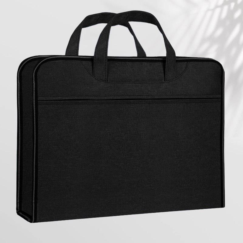 

1pcs Handbag, large capacity leisure file bag, office and business briefcase