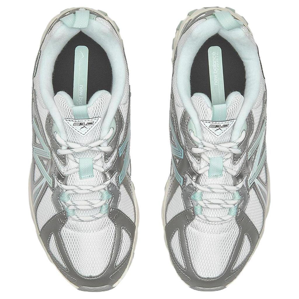 New Balance 610v1 Comfortable Fashion Synthetic Leather Wear-Resistant Low-Top Casual Running Shoes Unisex Sneaker Silver Green ML610TAX