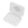 Eartips Storage Case Transparent Earbud Case Durable Storage Box For 6pair Eartips Protections Compact and Portable
