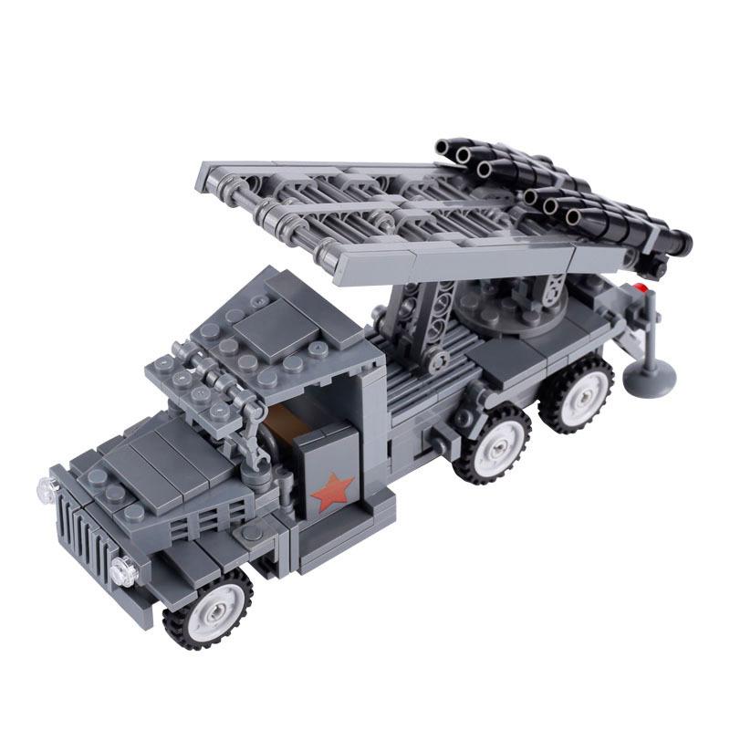 MOC WW2 Militray Soviet T34 Main Battle Tank Model Building Blocks War Scene Russia Fighter Armored Car Bricks Toys Boys Gift