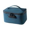 Oxford Fabric Password Lock Bag Waterproof Portable Travel Cards Organizer Large Capacity Zip Closure Combination Lock Container