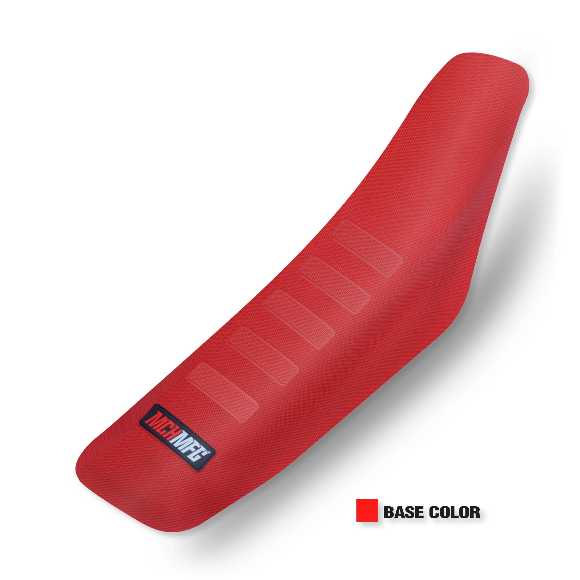 MCHMFG Rib Ribbed Gripper Seat Cover in Waterproof Set Protection Antislip Upset Apply to For SXF EXC KXF CRF YZF WR TC TE 003 Red Seat