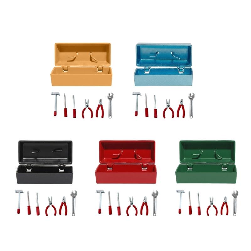 1:12 Miniature Doll House Tool Repair Tool Set For Dollhouses With Realistic Detail And Metal Construction