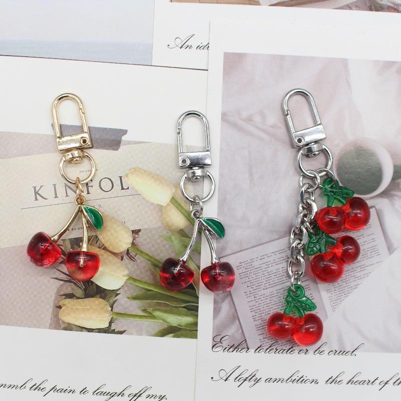 Portachiavi Ciliegia in Lega Creativo Ciondolo per Borsa Regalo