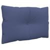 Pallet Cushion Set Navy Blue 60x38x13 Cm Fabric