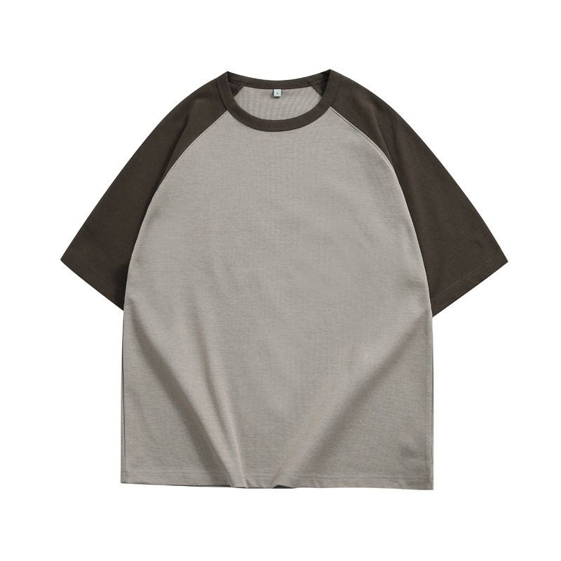 Short sleeve T-shirt Men 2023 Summer New Japan fashion Fashion Brand Raglan Sleeve T-shirt Couple White Double-sided Cotton Boys Top