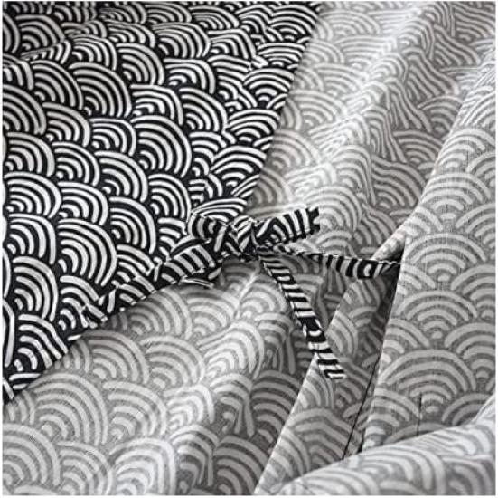 Yukata One Room Makeup Japanese Front Easy To Put On and Take After Married Black Bathrobe, Jinbei, Style, Piece, Wear, Loungewear, Wear, Nightwear,