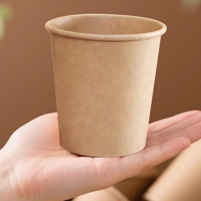 ZISIZ Thickened Disposable Bamboo Fiber Paper Cups