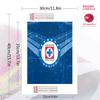 Cruz Azul Pattern  3pcs 100% Round Full Drill 5D DIY Diamond Painting Embroidery Cross Stitch Rhinestone Décor