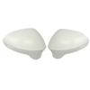 Rearview Mirror Cover Door Side Mirror Cap Wing Glass Glossy Black White Cover Cap for Seat Ibiza 2008-2017 for Leon 2006-2010