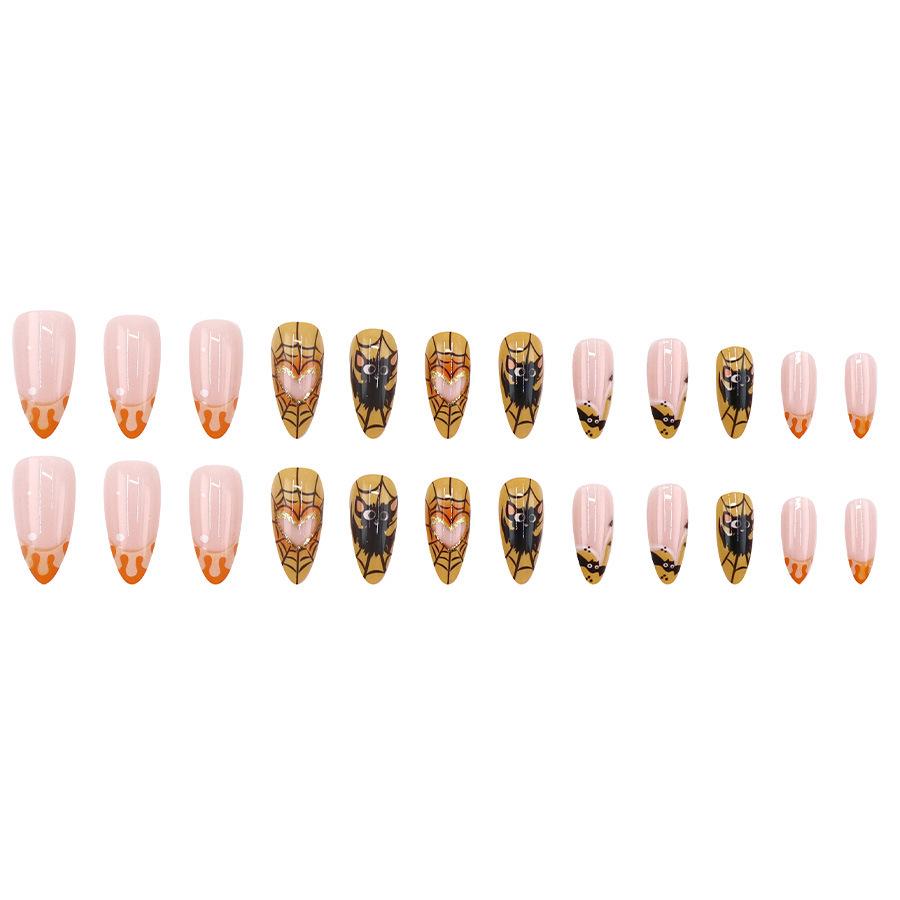 Halloween Bat & Spider Web Cartoon Nail Art Stickers