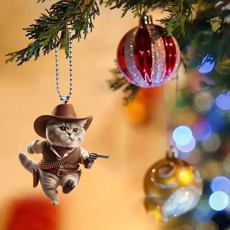 Lovely Acrylic Cat Car Pendant Ideal For Personalizing Your Decor Vehicle