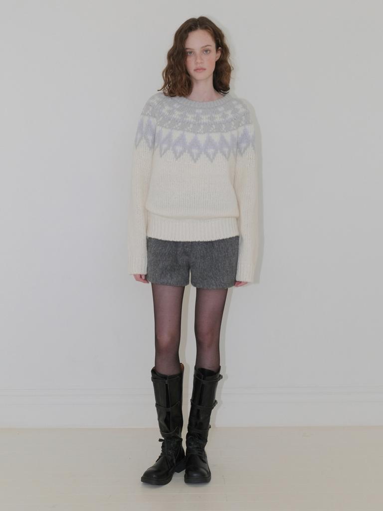 ETMON Wool Basic Short Pants, Charcoal