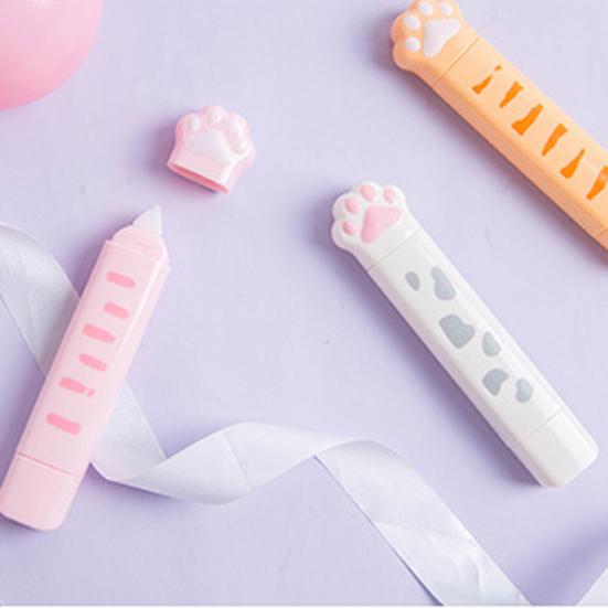 

Mini Cute Cartoon Cat Paw Correction Tape Eraser School Office Stationery Tool