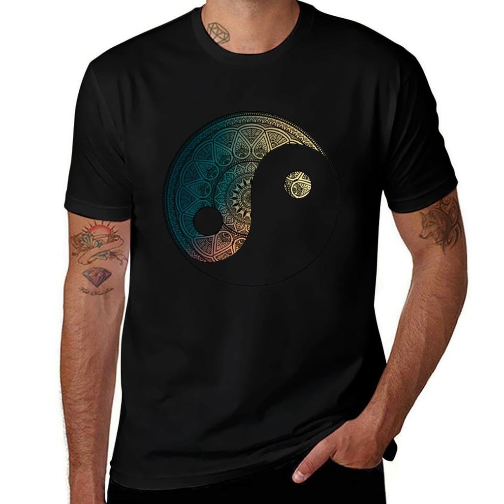 Ying Yang Tshirt Summer Holiday Casual Tee