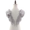 2lots Elegant Angel Wing Fabric Appliques Creative Pattern Patches Bridal Dress for Bridal Attires