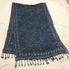 Used Stall, indigo-dyed, Sogayuzen mixed, hand-painted batik, wax-resist dyed stall