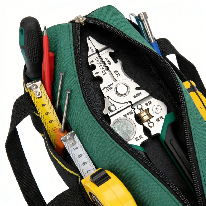 10 IN 1 Multifunctional Wire Stripper with Electricity Measurement Plier for Cutting Pulling Wires Cable Electrician Scissors