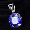 14.75 Ct Ceylon Blue Sapphire 925 Sterling Silver Pendant Natural Certified