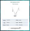 Avle Universe Star Necklace - S925 Sterling Silver with Platinum Plating, All-Match Jewelry for Women (BSN292)