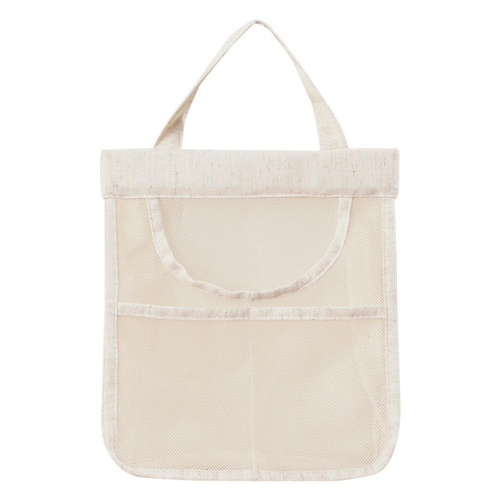 

Large Capacity Vegetable Storage Bag Widen Handle Reusable Underwear Socks Hanging Bag Breathable Hollow Kitchen Mesh Bag Home