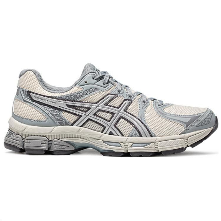 Asics Gel-Exalt 2 Comfortable Daily Fabric Low-Top Running Shoes Women Sneaker White Gray Silver 1012B868-101
