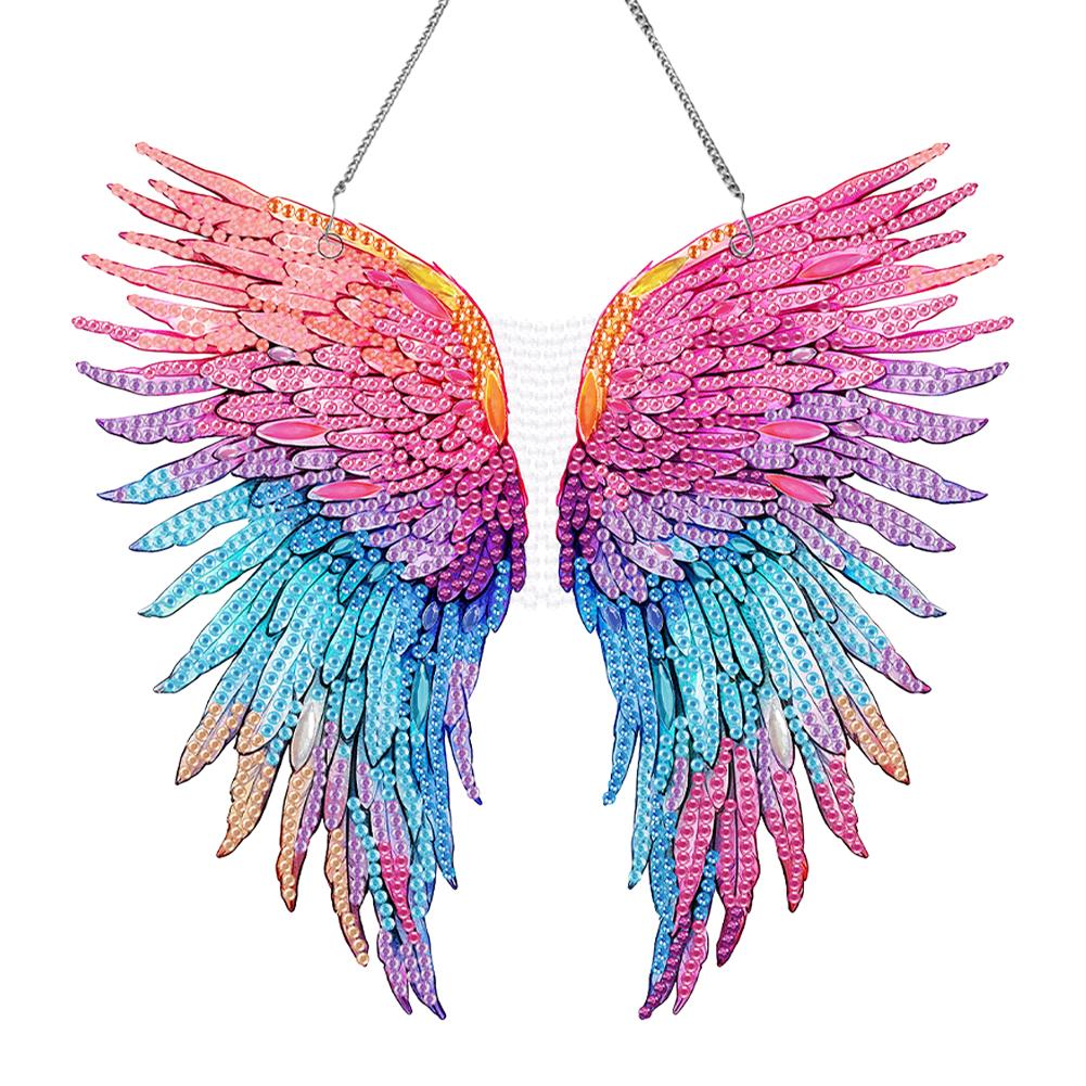 Acrylic Diamond Art Hanging Pendant Dragonfly Single-Sided Diamond Painting Hanging Pendant Frog Crystal Hanging Home Wall Decor