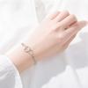 Women Fashion Simple Hollow Heart-shaped Bracelet Elegant All-match Hand Chain