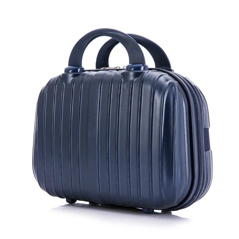 Sac Boîte Cosmétique Portable Grande Capacité Imperméable 14 Pouces Sac de Rangement Cosmétique Anti-Humidité Trousse de Toilette Valise pour la Maison le Voyage