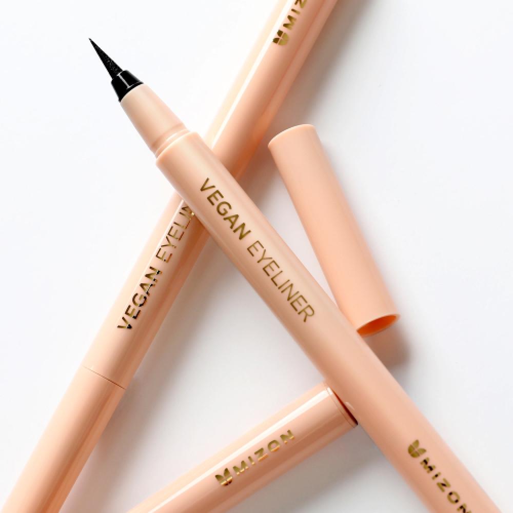 Mizon [2pack] Vegan Waterproof Eyeliner Carbon Black NONE