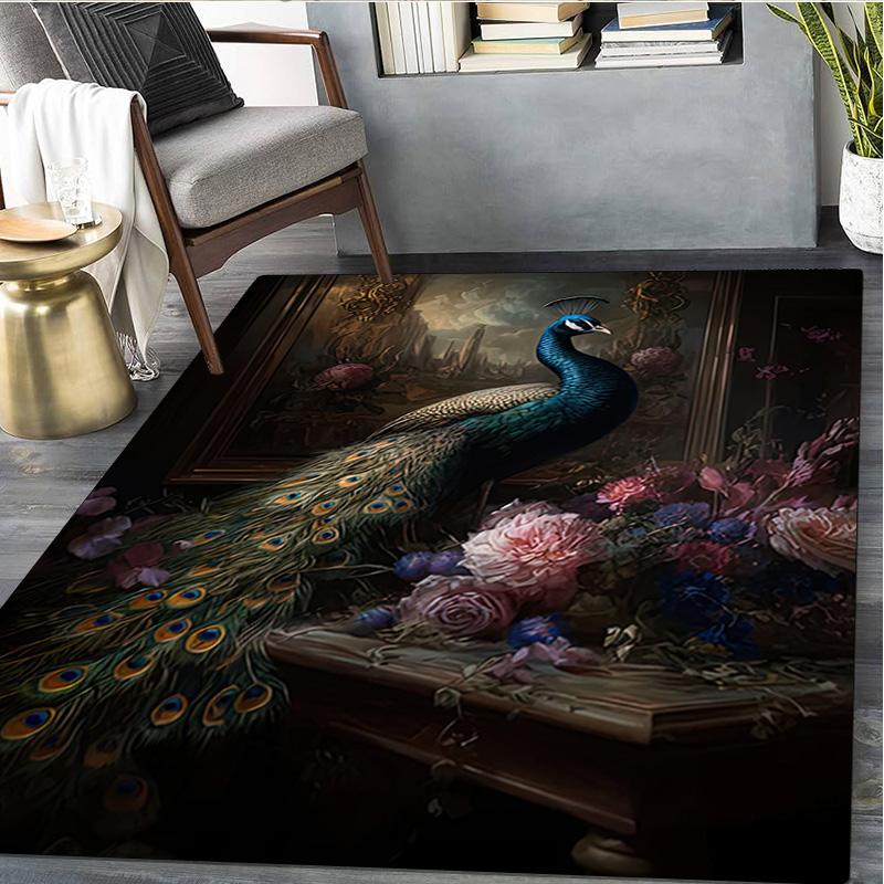 Flowers Animal Rug Home Carpet Office Decorative Carpet For Living Room Bedroom Door Mat Floor Carpet Computer Chair Area Rug