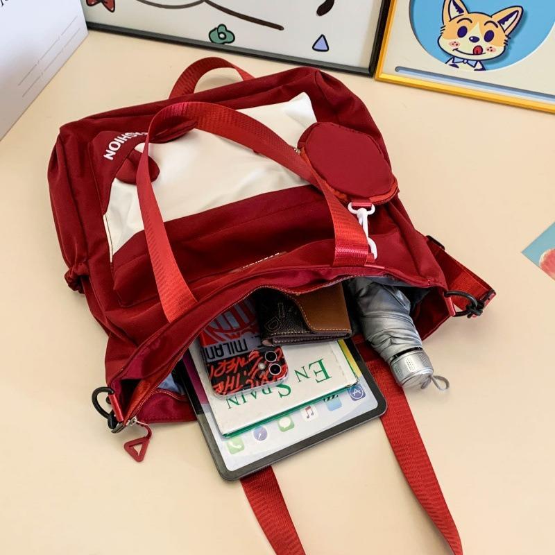 Harajuku Is Simple, Small, Fresh, Contrasting Colors, Large-capacity Student Make-up Package, Campus Trend, Casual, Portable Shoulder.