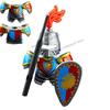 Medieval Military Soldiers Figures MOC Building Blocks Castle Black Eagle Wolf Octopus Griffin Ancient Knight Waffen Bricks Toys